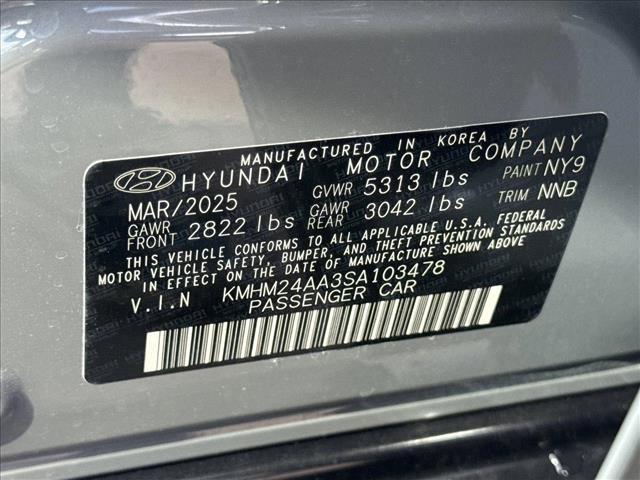 new 2025 Hyundai IONIQ 6 car, priced at $36,901