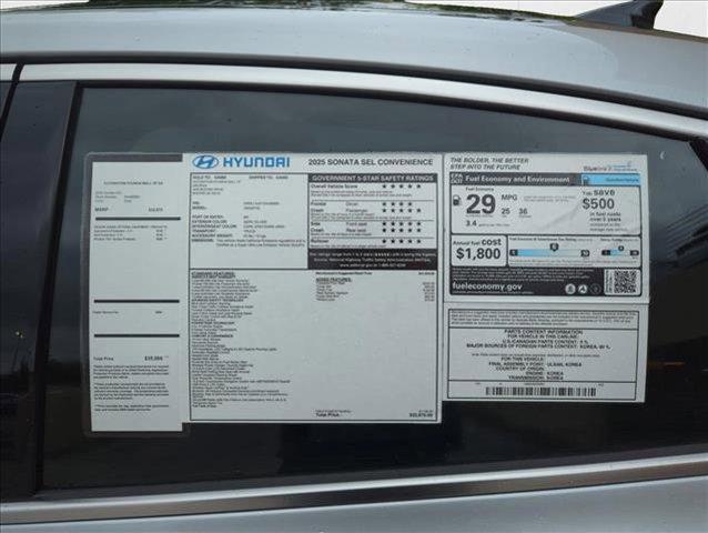 new 2025 Hyundai Sonata car, priced at $29,298