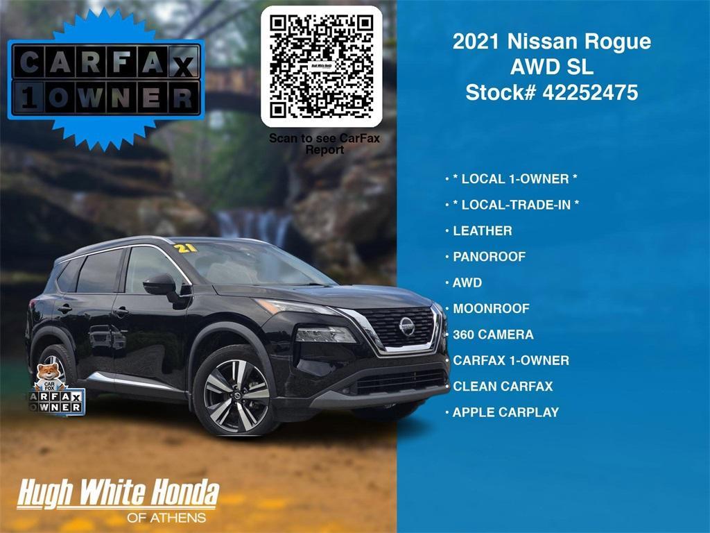 used 2021 Nissan Rogue car, priced at $22,651
