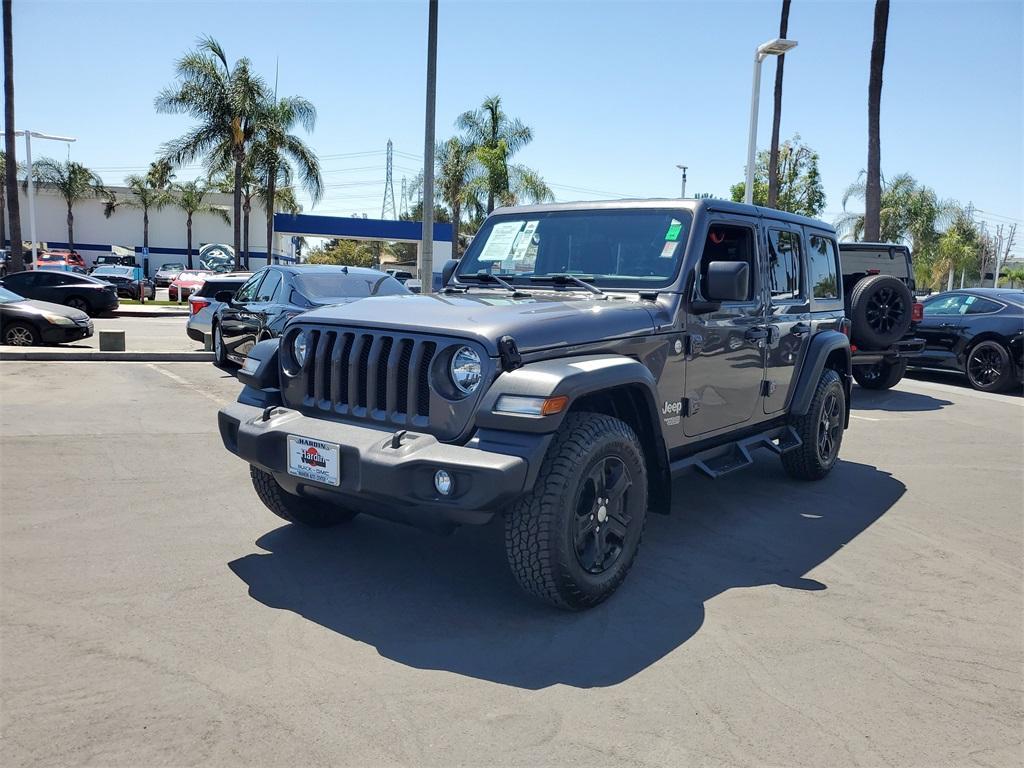 used 2021 Jeep Wrangler Unlimited car, priced at $22,451