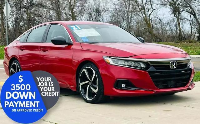 used 2021 Honda Accord car, priced at $3,500