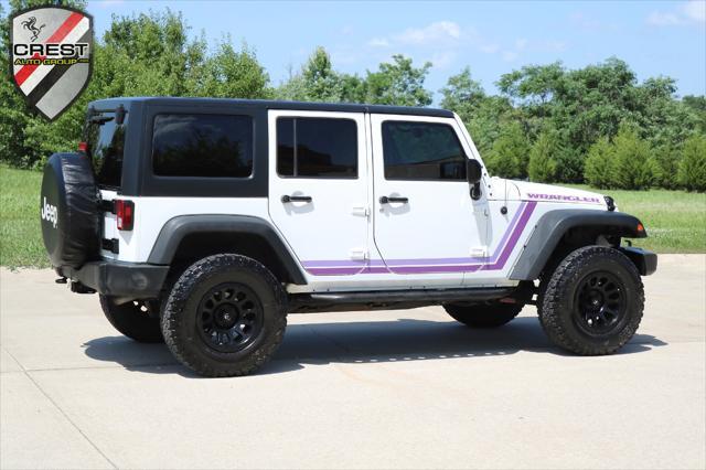 used 2016 Jeep Wrangler Unlimited car, priced at $18,700