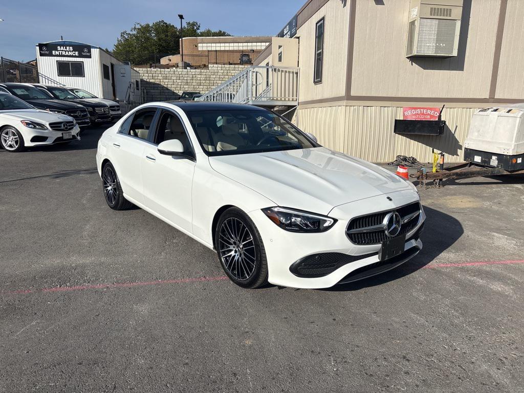 used 2022 Mercedes-Benz C-Class car, priced at $37,999