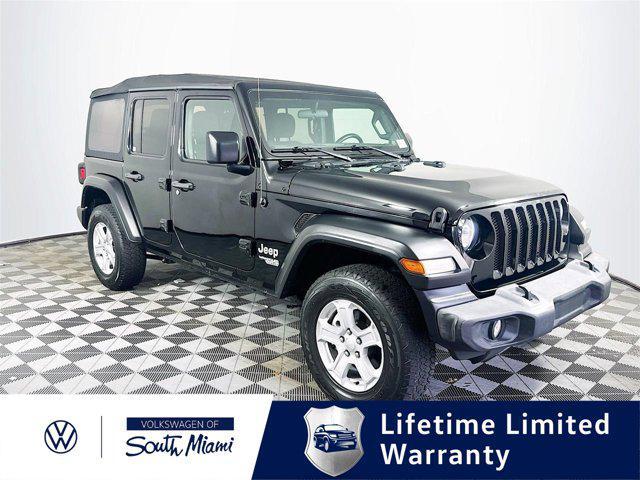 used 2021 Jeep Wrangler Unlimited car, priced at $25,952