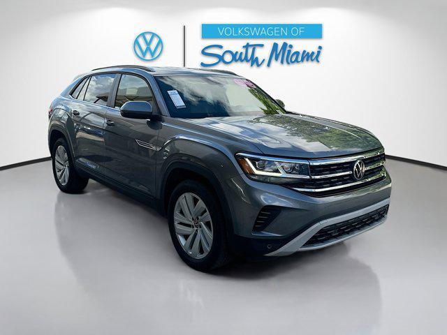 used 2022 Volkswagen Atlas Cross Sport car, priced at $25,499