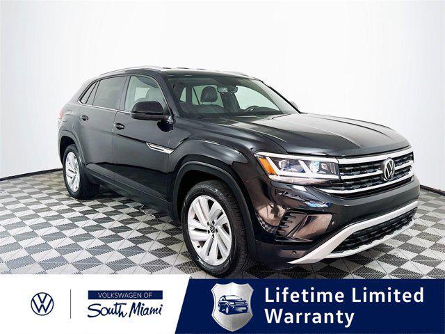 used 2021 Volkswagen Atlas Cross Sport car, priced at $21,542