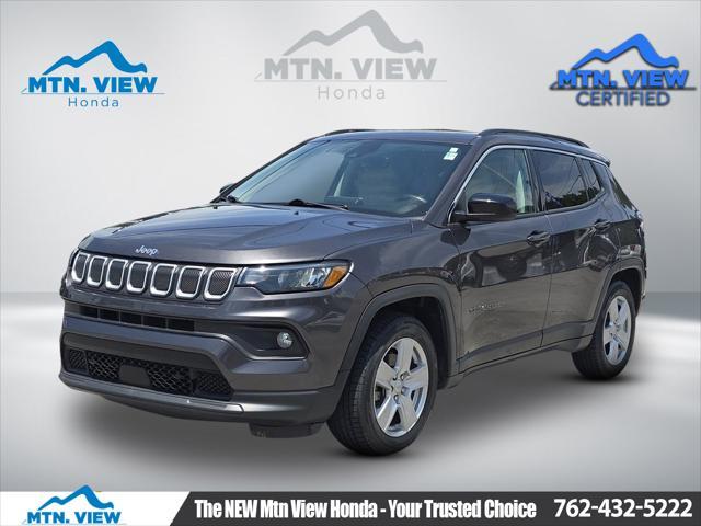 used 2022 Jeep Compass car, priced at $17,168