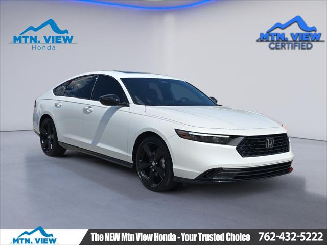 used 2024 Honda Accord Hybrid car, priced at $31,939