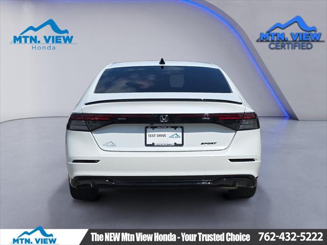 used 2024 Honda Accord Hybrid car, priced at $31,939