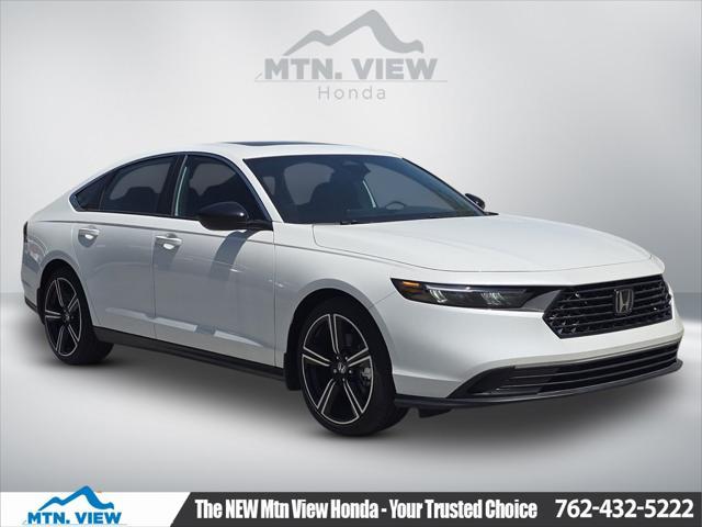 new 2024 Honda Accord Hybrid car, priced at $33,250