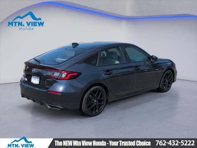 new 2025 Honda Civic Hybrid car, priced at $31,300