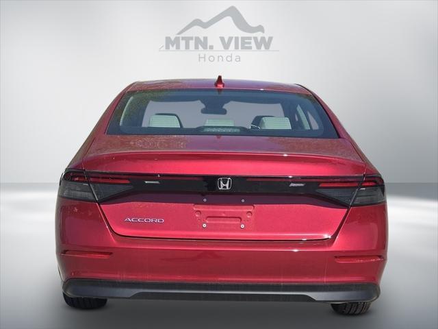 new 2024 Honda Accord car, priced at $28,731