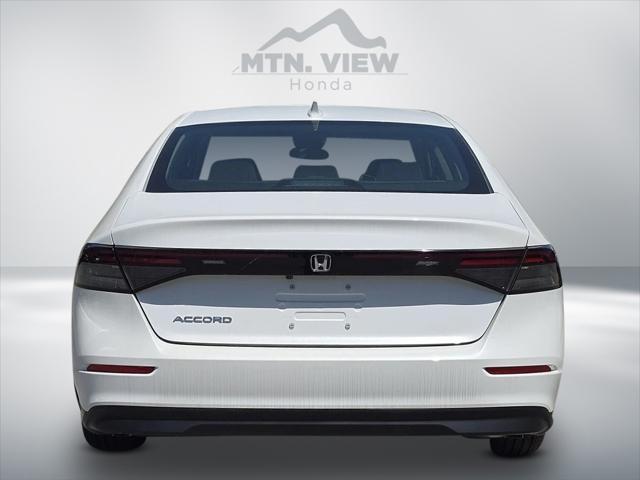 new 2024 Honda Accord car, priced at $28,875