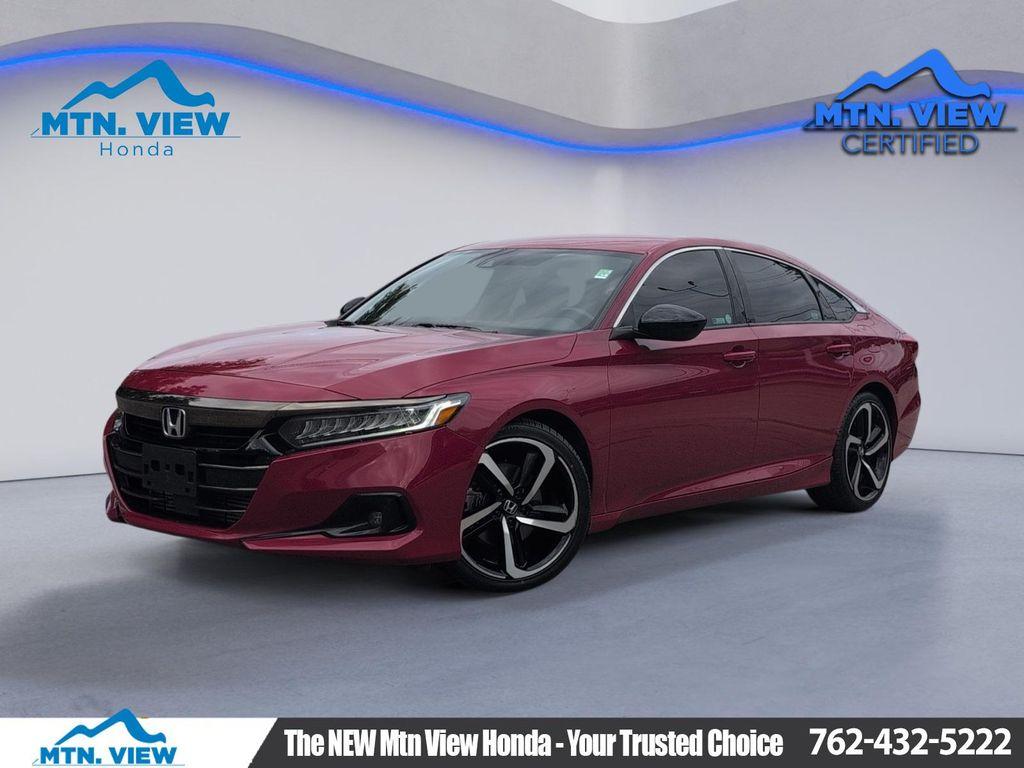 used 2021 Honda Accord car, priced at $22,300