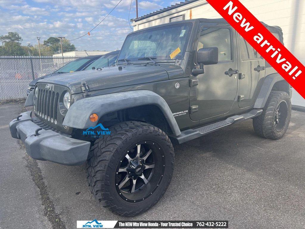 used 2016 Jeep Wrangler Unlimited car, priced at $17,500