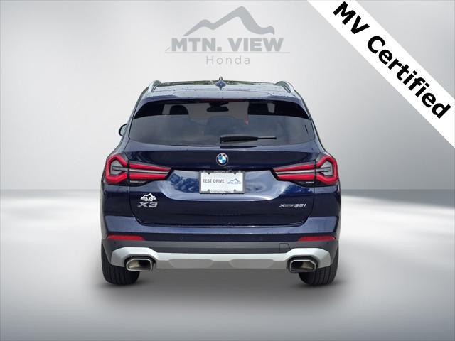 used 2022 BMW X3 car, priced at $30,149