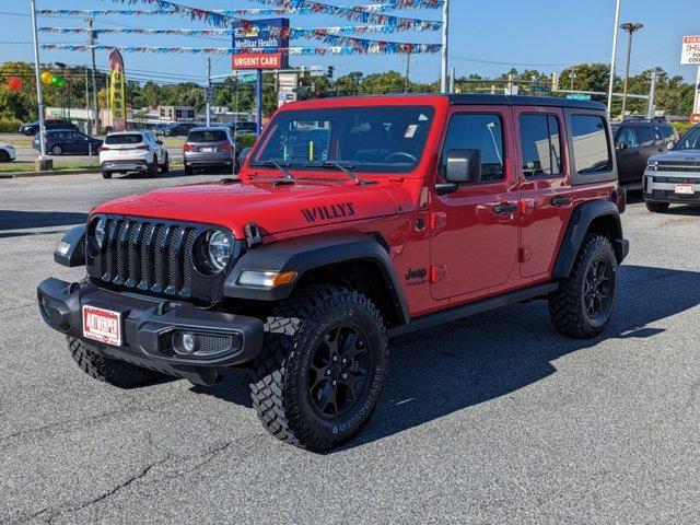 used 2021 Jeep Wrangler Unlimited car, priced at $31,295