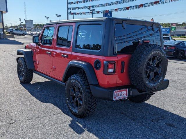 used 2021 Jeep Wrangler Unlimited car, priced at $31,295