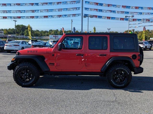 used 2021 Jeep Wrangler Unlimited car, priced at $31,295