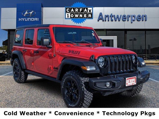 used 2021 Jeep Wrangler Unlimited car, priced at $31,295