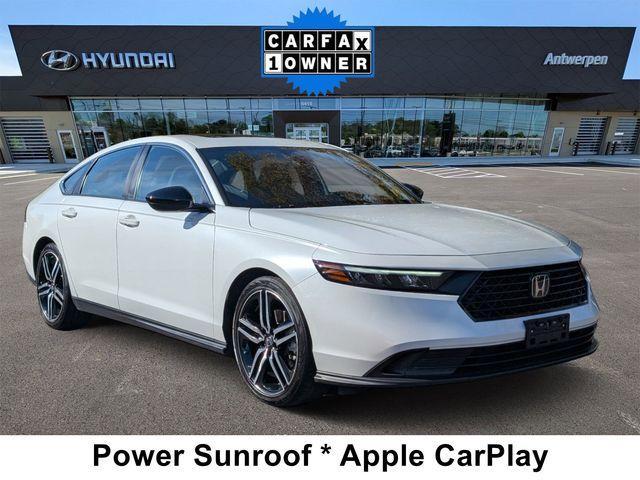 used 2024 Honda Accord Hybrid car, priced at $25,644