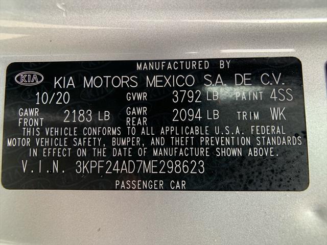 used 2021 Kia Forte car, priced at $17,194