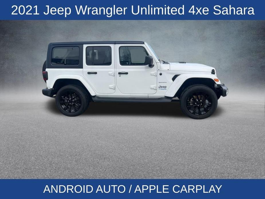 used 2021 Jeep Wrangler Unlimited 4xe car, priced at $34,999