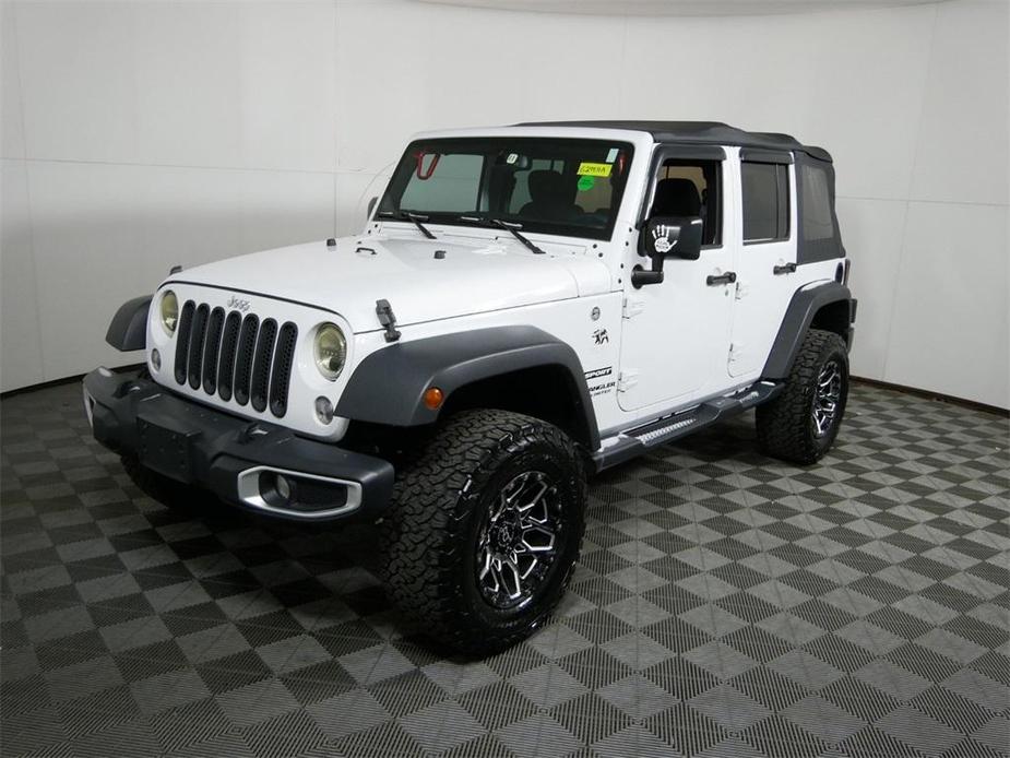 used 2017 Jeep Wrangler Unlimited car, priced at $22,491