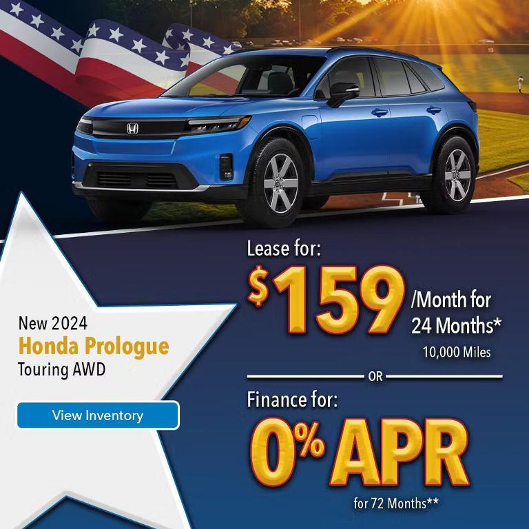 new 2024 Honda Prologue car, priced at $59,750