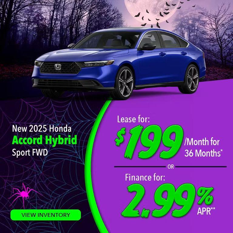 new 2025 Honda Accord Hybrid car, priced at $34,805