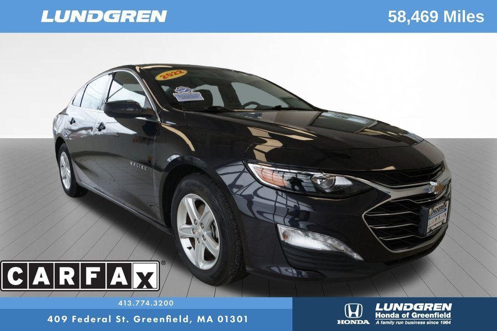 used 2022 Chevrolet Malibu car, priced at $17,441