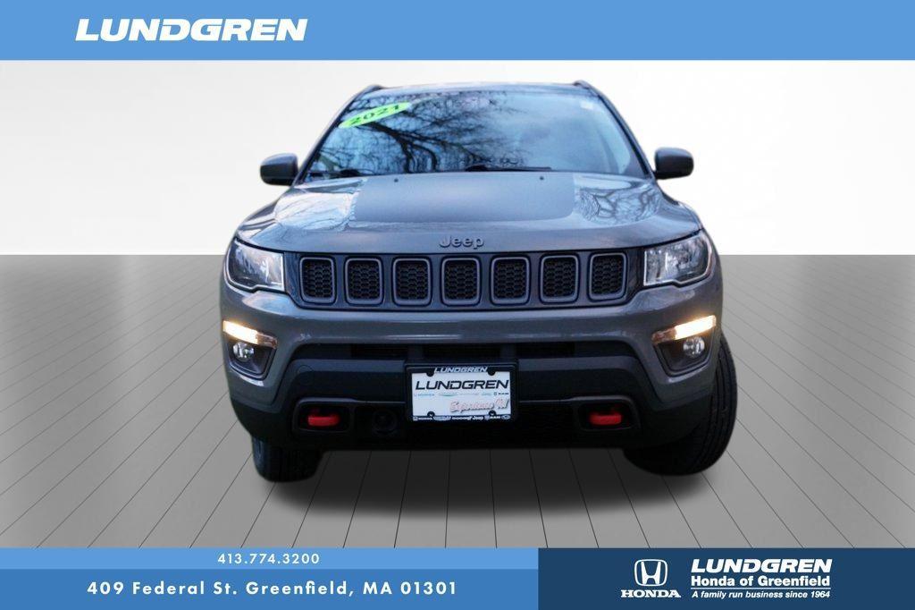 used 2021 Jeep Compass car, priced at $18,591