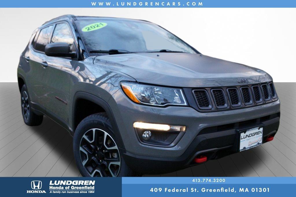 used 2021 Jeep Compass car, priced at $18,721