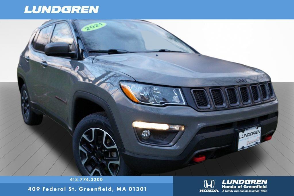 used 2021 Jeep Compass car, priced at $18,591