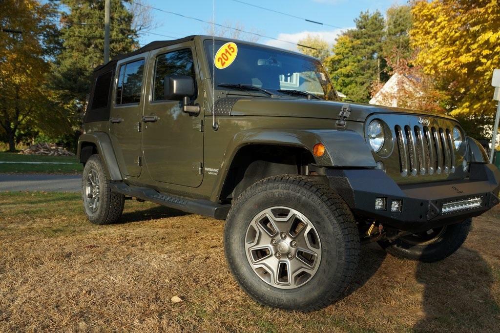 used 2015 Jeep Wrangler Unlimited car, priced at $18,777