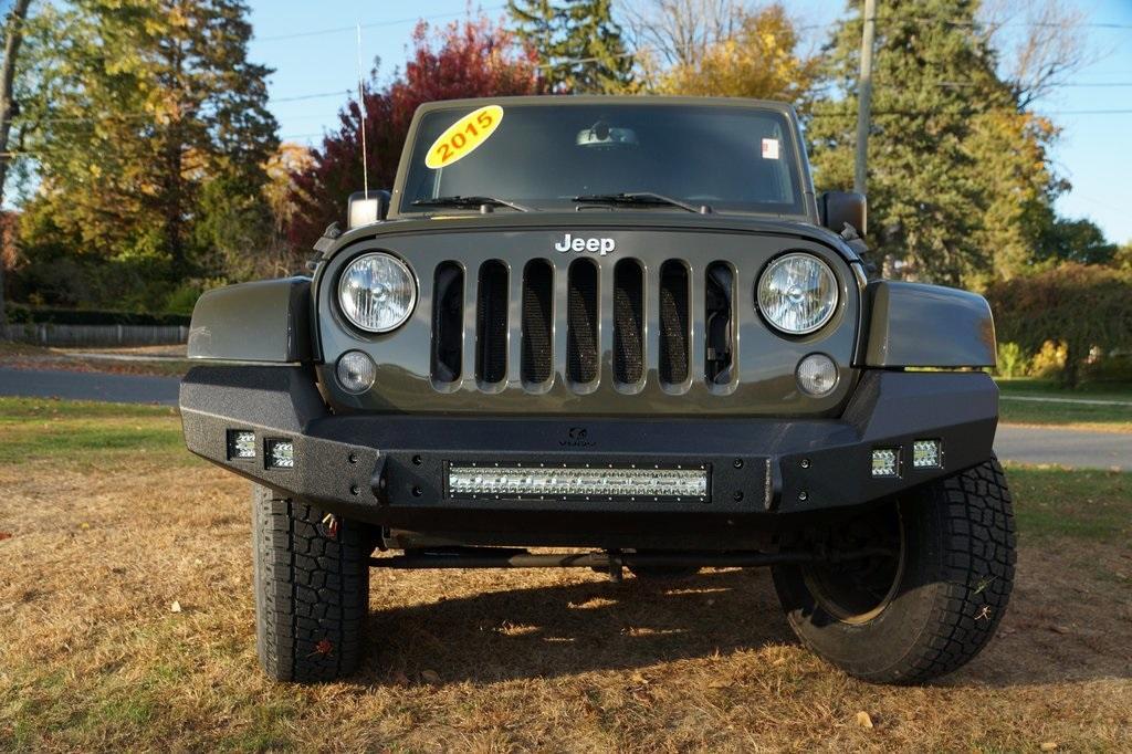 used 2015 Jeep Wrangler Unlimited car, priced at $18,777