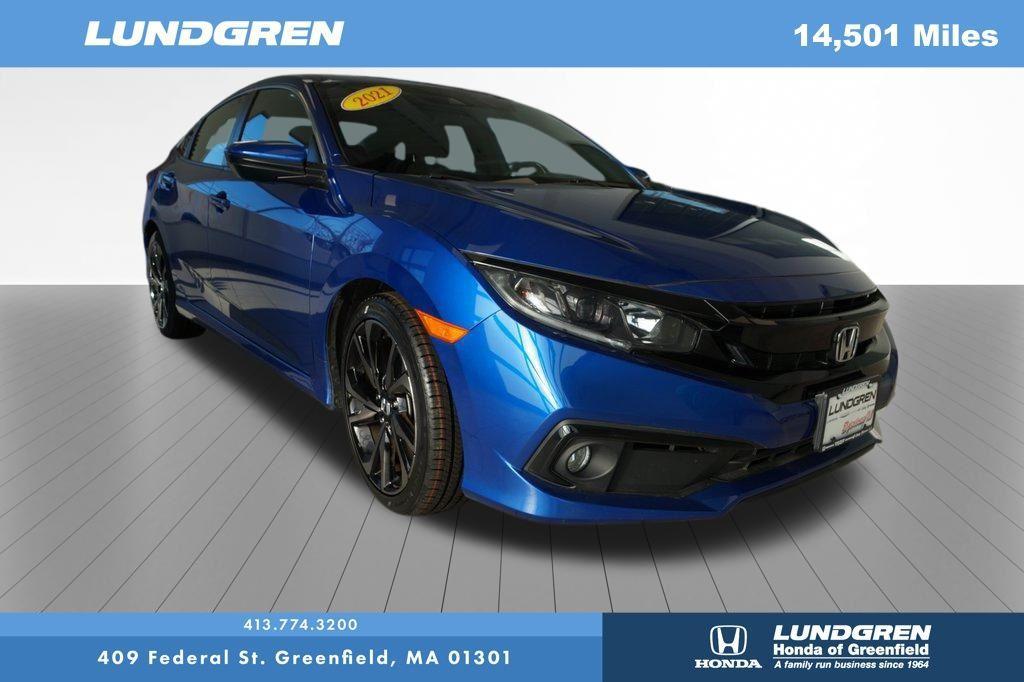 used 2021 Honda Civic car, priced at $22,993