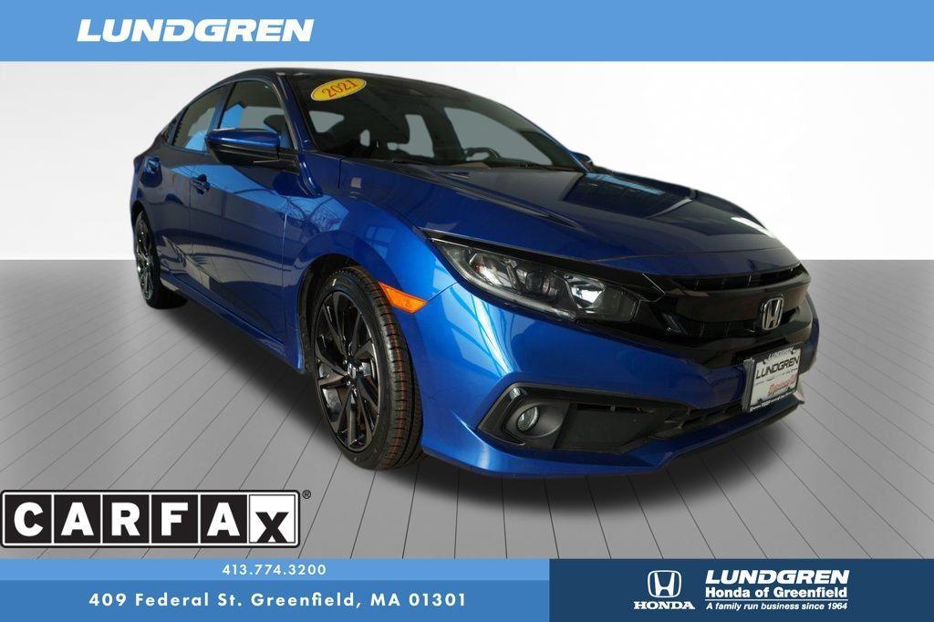 used 2021 Honda Civic car, priced at $23,221