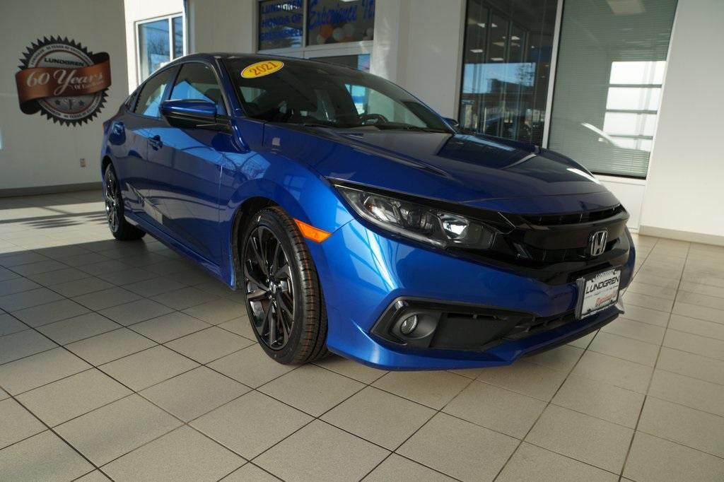 used 2021 Honda Civic car, priced at $24,471