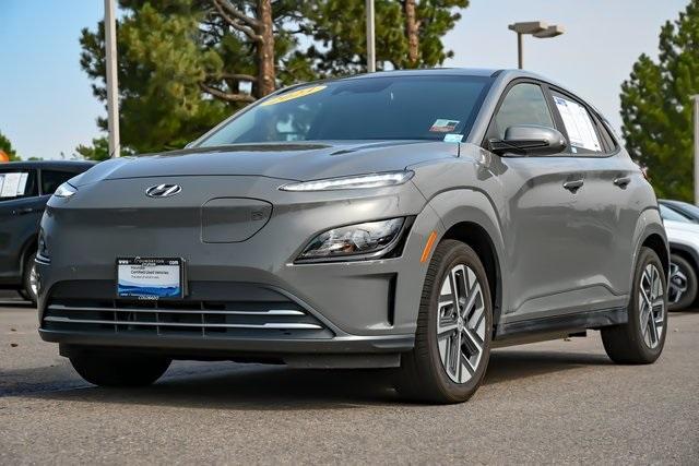 used 2023 Hyundai Kona EV car, priced at $23,196