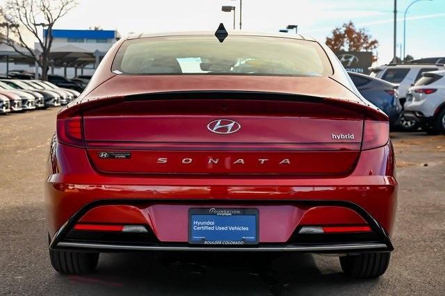 used 2023 Hyundai Sonata Hybrid car, priced at $29,798