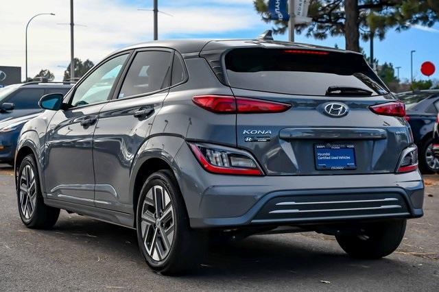 used 2023 Hyundai Kona EV car, priced at $32,498