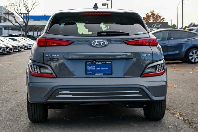 used 2023 Hyundai Kona EV car, priced at $32,498