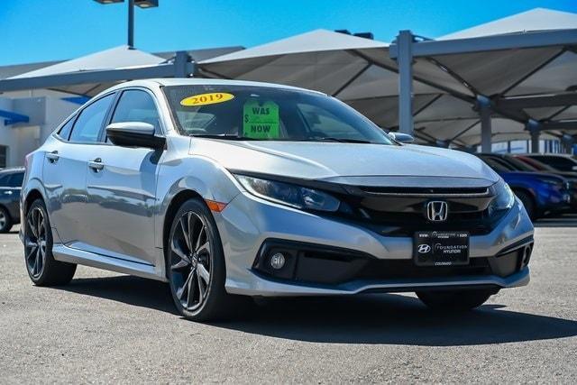 used 2019 Honda Civic car, priced at $20,296