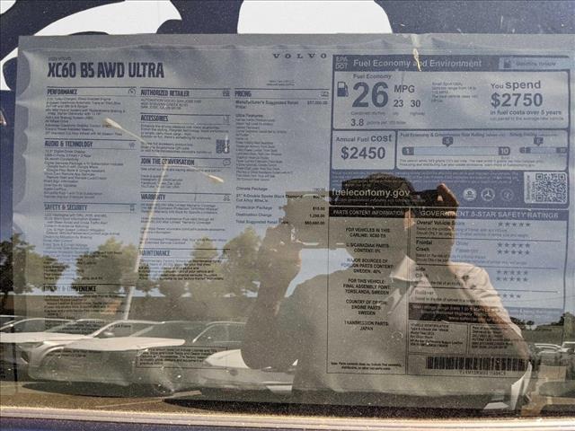 new 2025 Volvo XC60 car, priced at $55,897