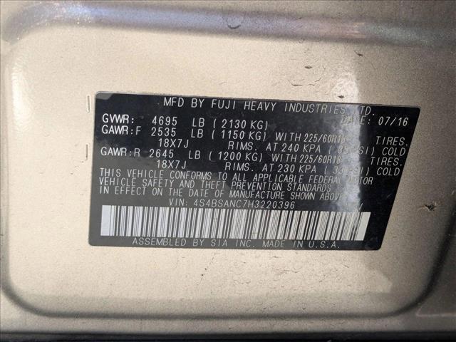 used 2017 Subaru Outback car, priced at $17,300