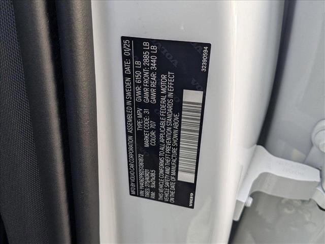 new 2025 Volvo XC90 car, priced at $66,155