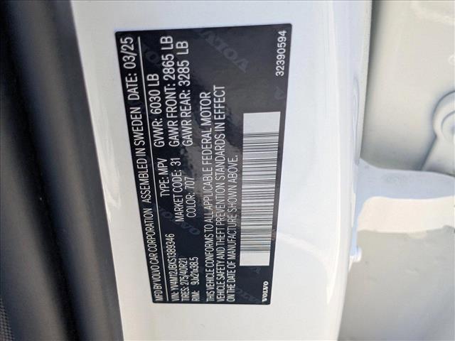 new 2025 Volvo XC90 car, priced at $65,445