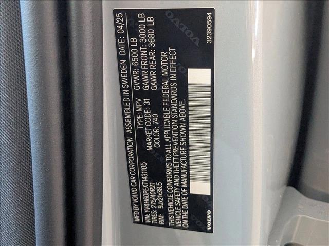 new 2026 Volvo XC90 Plug-In Hybrid car, priced at $78,875