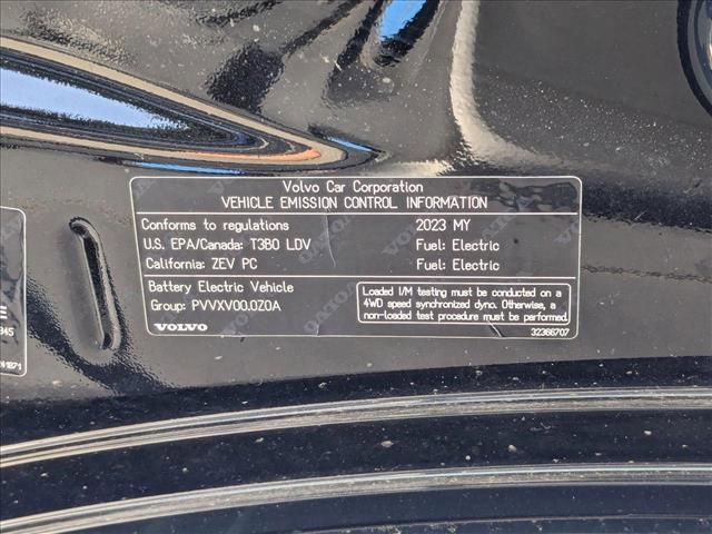 used 2023 Volvo C40 Recharge Pure Electric car, priced at $34,997